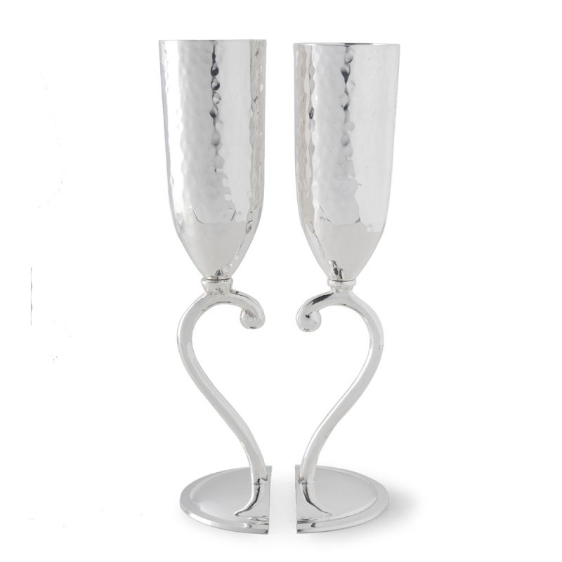 Heart Lovers Champagne Flute Cups | PERFECTLY IMPERFECT