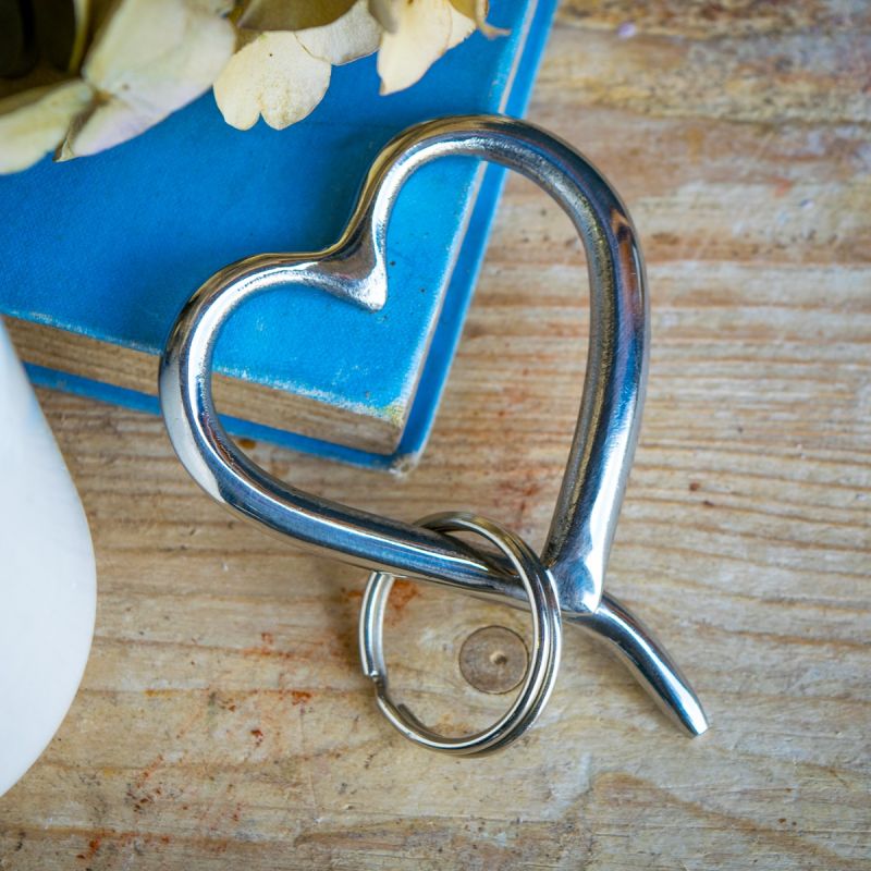 Amore Heart Keyring 