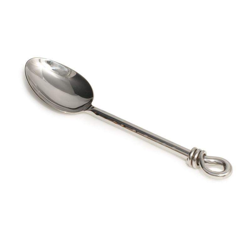 Hammered Knot Medium Serving Spoon 