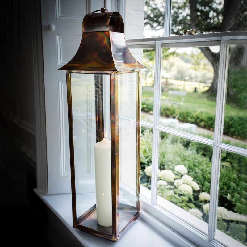 Burnished Copper Large Tonto Lantern