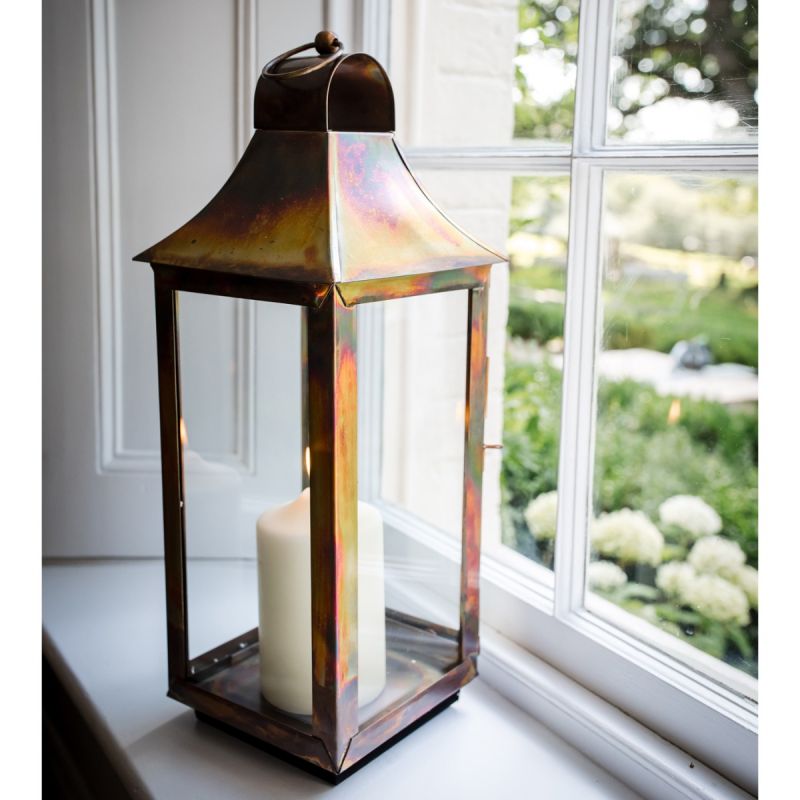Burnished Copper Small Tonto Lantern