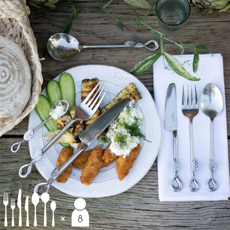 Leaf 56 Piece Cutlery Set