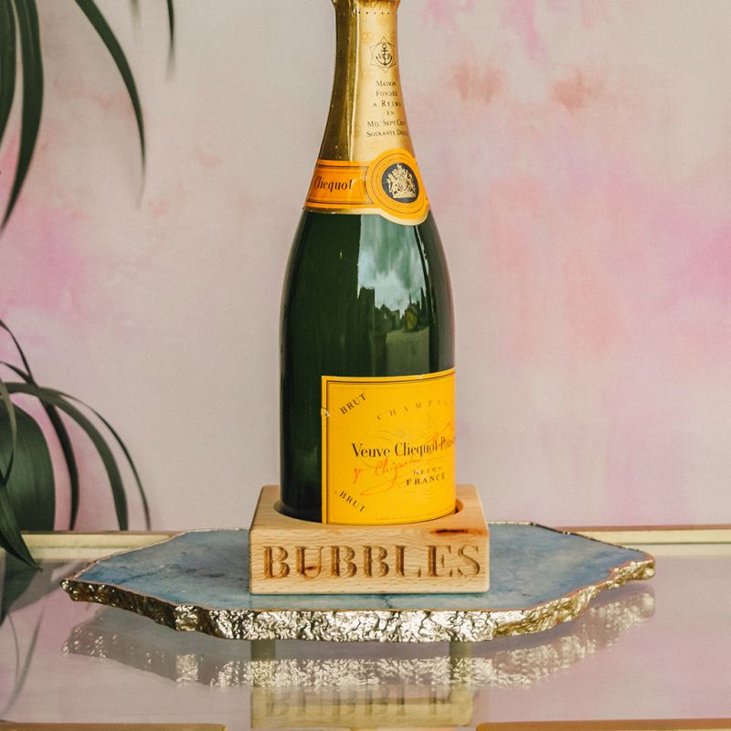 'Bubbles' Champagne Bottle Stand