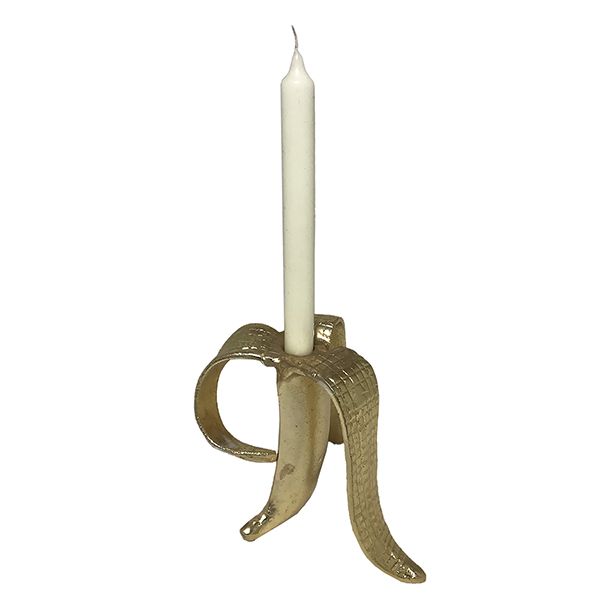 Banana Candle Holder - Gold Finish | PERFECTLY IMPERFECT