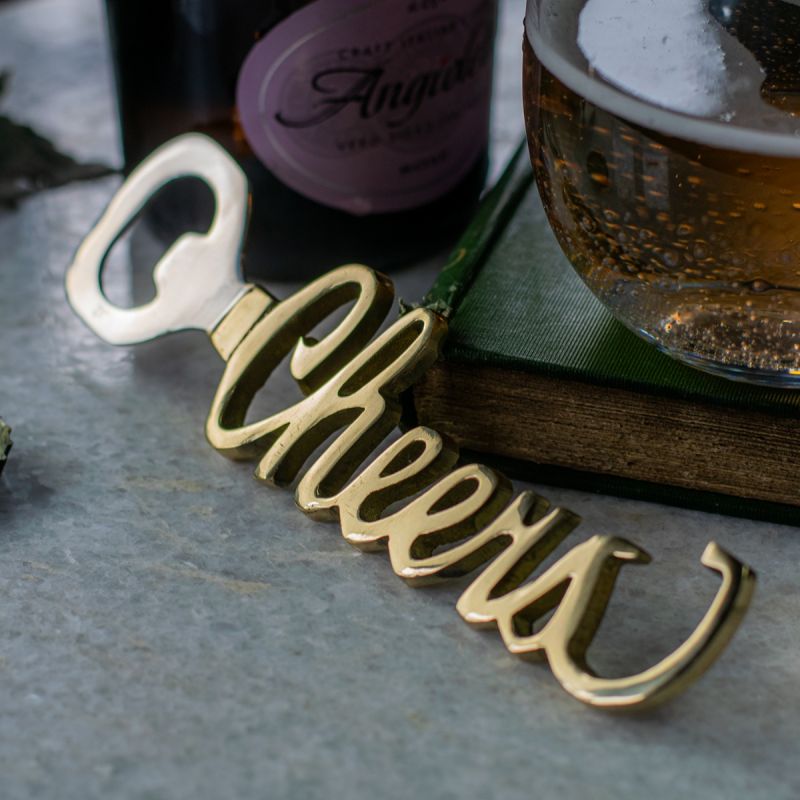 Cheers Golden Bottle Opener