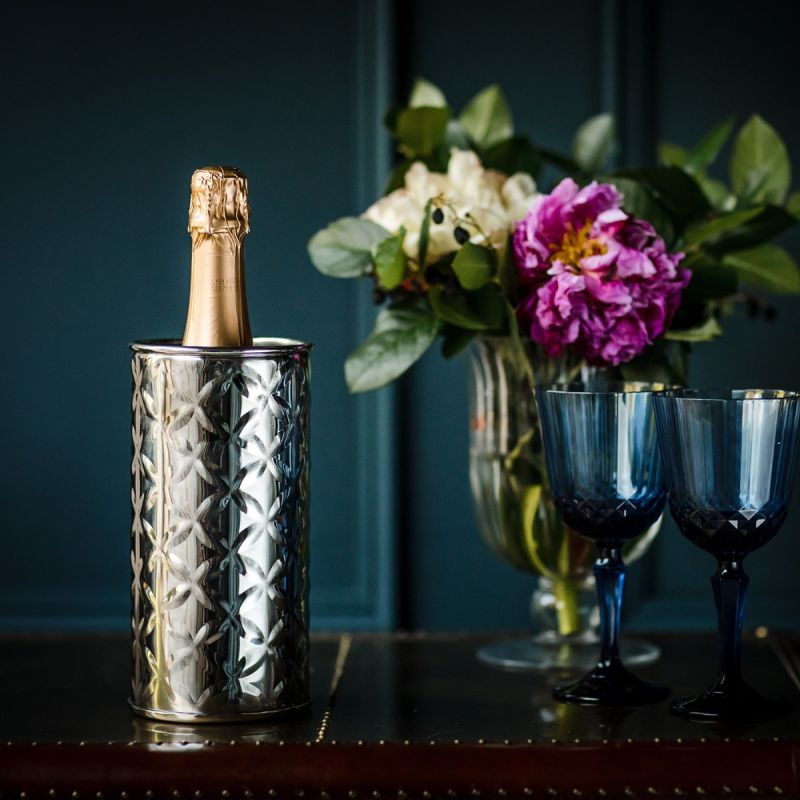 French Fleur Tall Wine Bottle Holder 