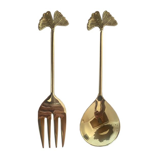 Pair of Ginko Salad Servers| Pre -Order - Due Late July