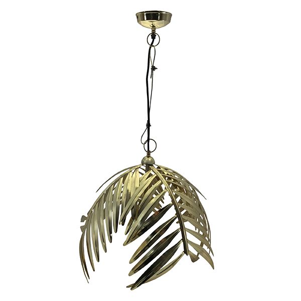 Palm Leaf Pendant - Gold Finish | PERFECTLY IMPERFECT