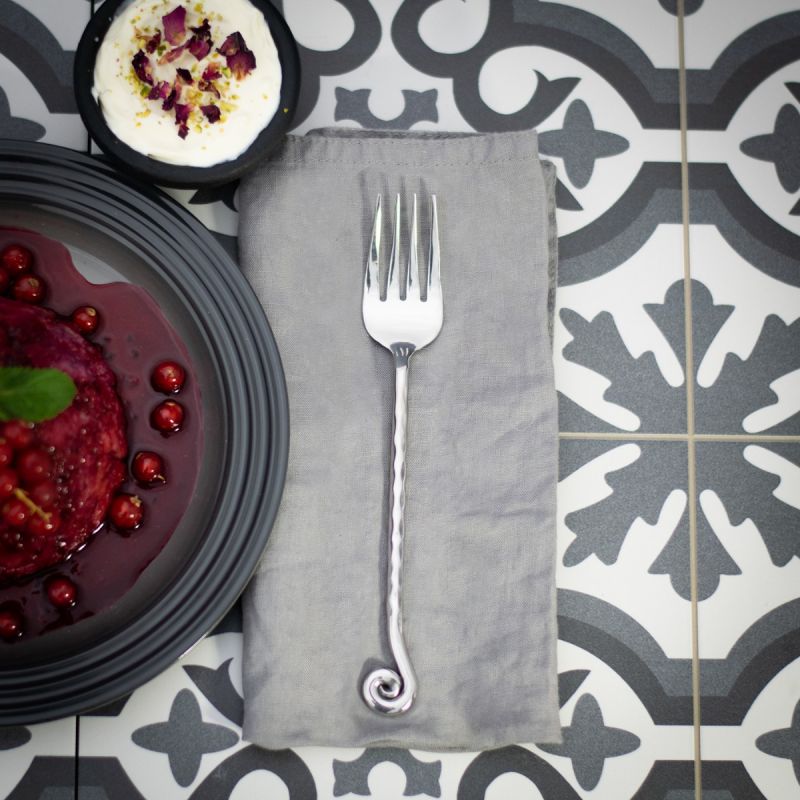 Hammered Shell Dessert / Appetiser Fork