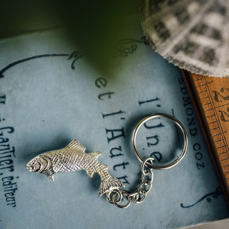 Leaping Fish Keyring 