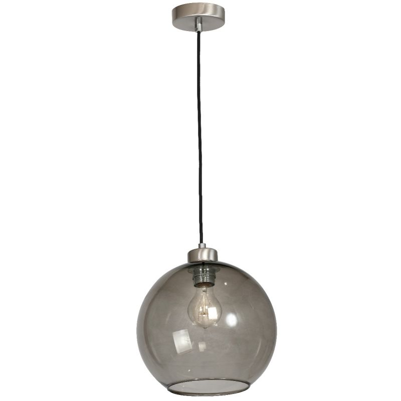 Globe Smoke Pendant Light