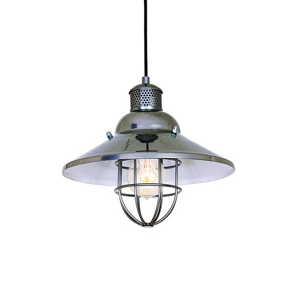 Ships Pendant Light - Dull Chrome