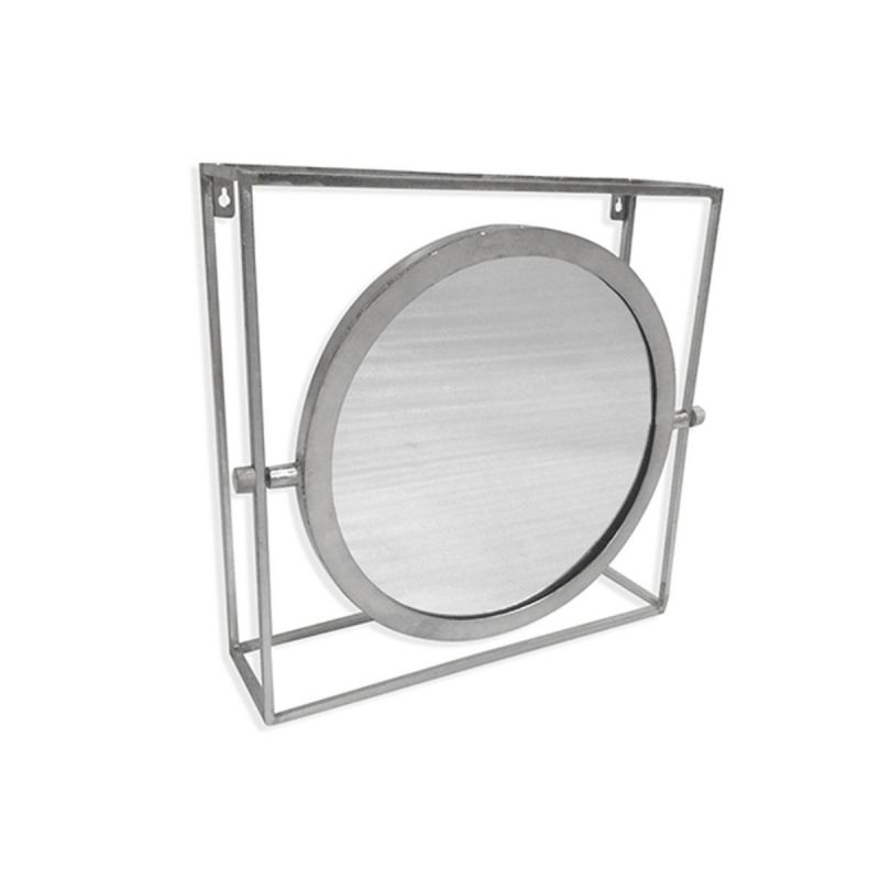 Orion Single Mirror - Antique Silver Finish | EX-DISPLAY