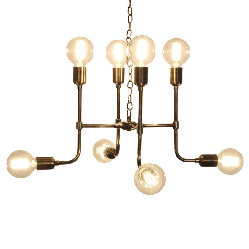 Matrix Pendant Light - Antique Brass Finish 