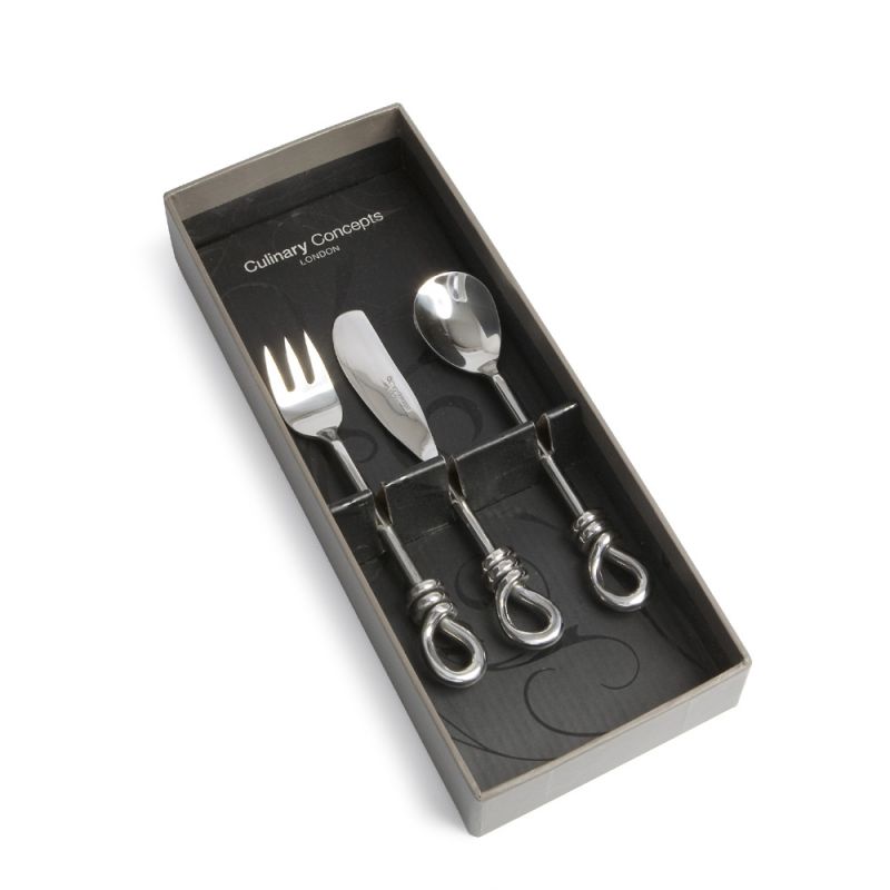 Polished Knot 3 Piece Childrens Cutlery Set