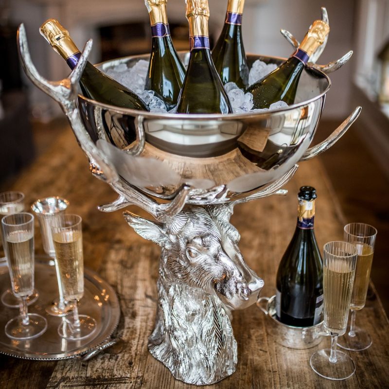 Large Punch Bowl with Stag Stand | PRE-ORDER - DUE LATE AUGUST