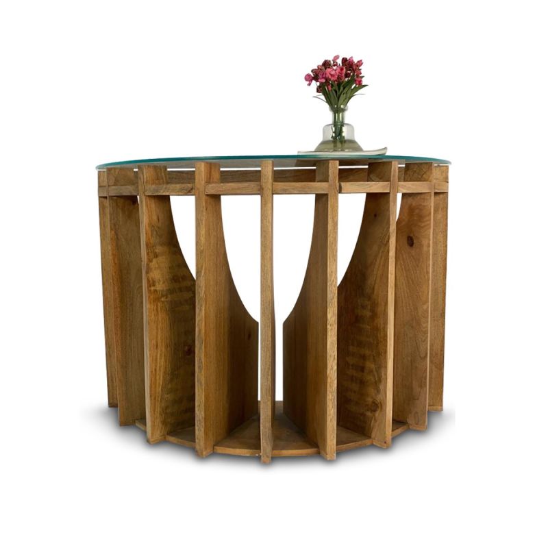 Brasilia Wooden Console Table