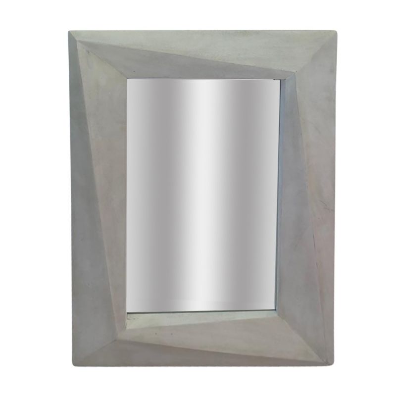 Earl Whitewashed Mirror