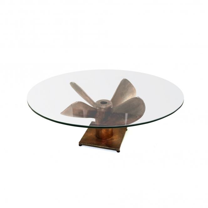 Large Propeller Table - Copper