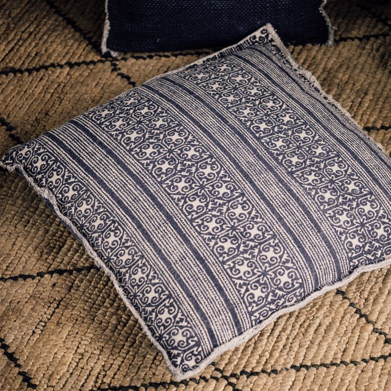 Large Indigo Cushion