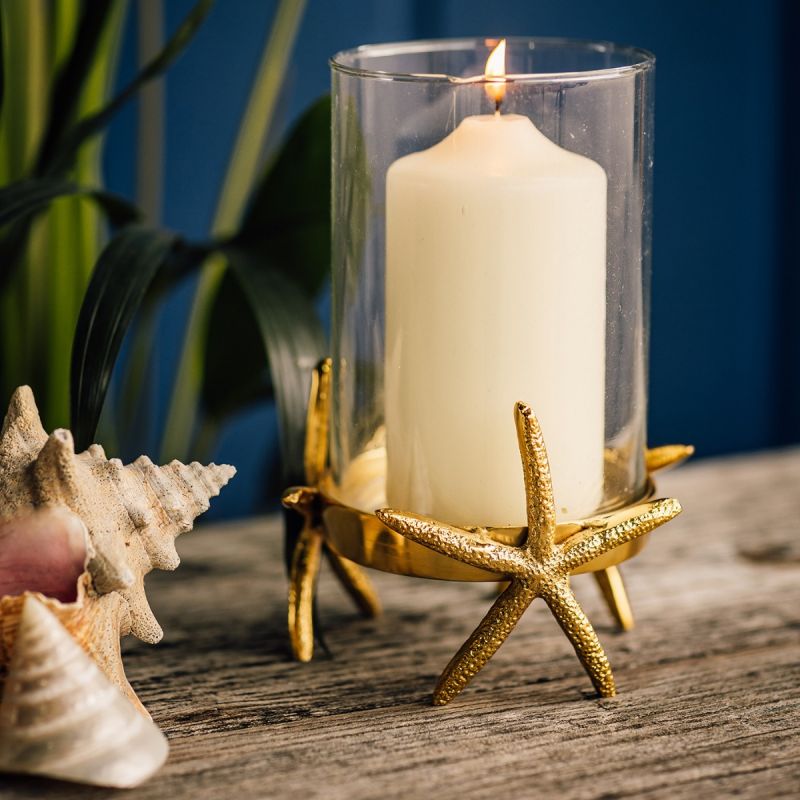 Starfish Hurricane Lantern 