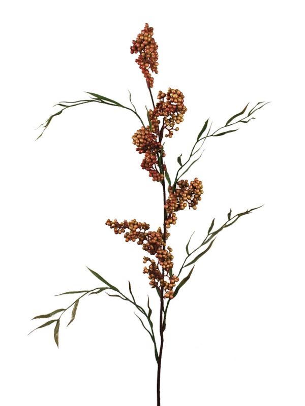 Faux Mixed Colour 96.5cm Berries Stem 