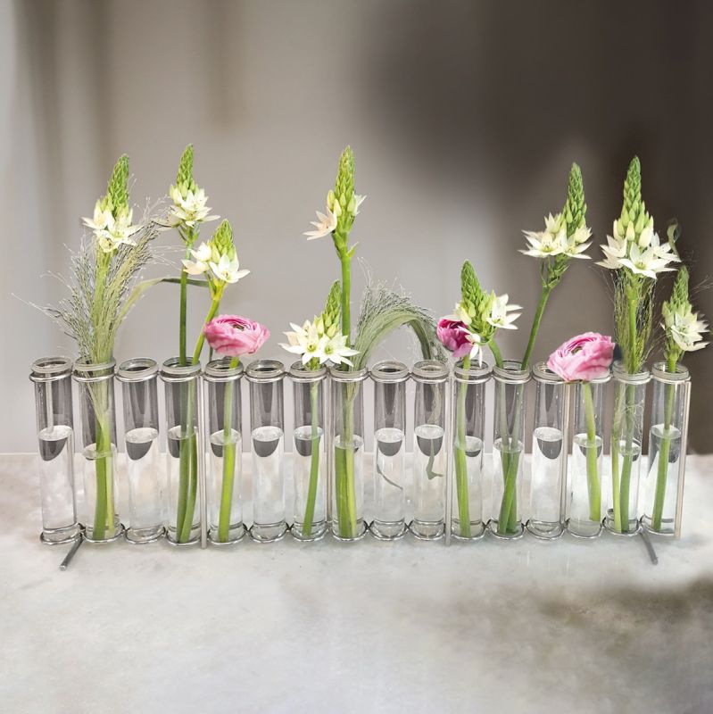 Linear Test Tube Table Vase 