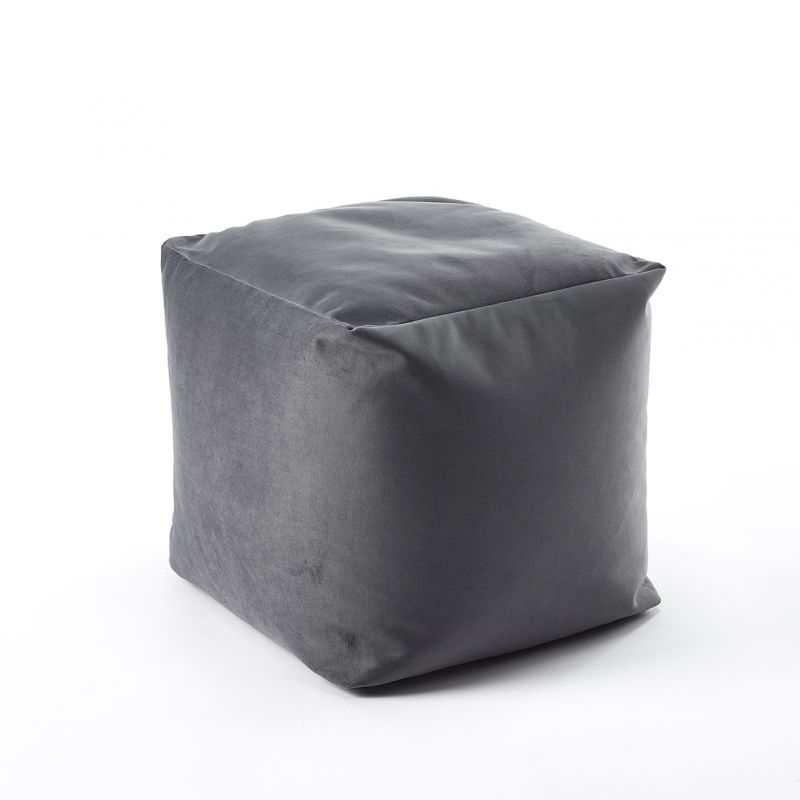 Velvet Cube - Dark Grey