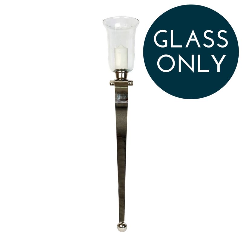 Large Candle Sconce | REPLACEMENT GLASS ONLY