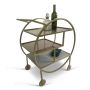 Mayfair Three Tier Drinks Trolley - Gold