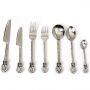 Hammered Knot 56 Piece Cutlery Set