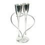 Entwined Heart Lovers' Champagne Flutes