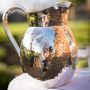 Medium Champagne Hammered Jug