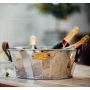 Heritage Leather Handled Champagne Bath |PERFECTLY IMPERFECT