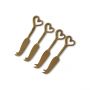 Amore Mini Cheese Knife Four Piece Set  - Champagne Gold