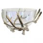 Large  Antler Stand with Bowl