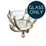 Stag Head with Nibbles Bowl (extra small) and Antler Stand with Bowl (small) | REPLACEMENT GLASS BOWL ONLY