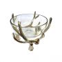 Small Antler Stand with Bowl