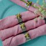 Set of Four Beehive Napkin Rings 