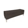 Colonial Velvet Mole Ottoman Bench