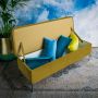 Emmie Velvet Lime Green Ottoman Bench