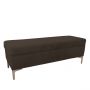 Emmie Velvet Mole Ottoman Bench