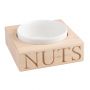 'Nuts' Condiment Holder with Porcelain Dish