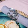 Set of Four Crab Napkin Ring