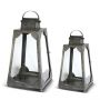 Small & Extra Small Galvanised Steel Trapezium Lantern Bundle | MULTI-BUY