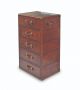 Small Panama Leather Chest Of 5 Drawers -Cognac| Ex Display