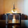 Stainless Steel Extra Small Rectangular Coach Lantern 