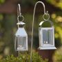 Three Mini Arch Tea Light Lanterns & Stakes Bundle
