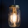 Single Preserve Jar Pendant Light 