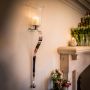 Large Pair of Curved Candle Sconces